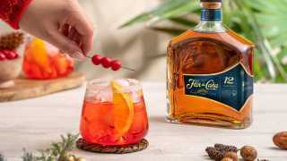 Side dishes and cocktails | Flor de Cana Old Fashioned